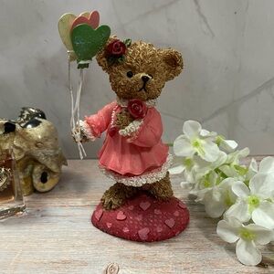 2002 Home Interiors & Gifts Kuddles Korner, February's Bear Vintage